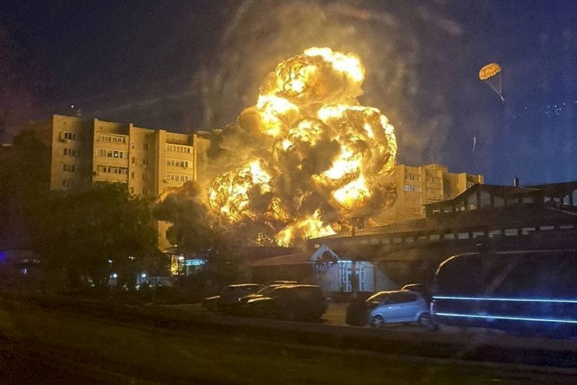 Four Dead As Fireball Engulfs Apartment Building After Russian Jet Crashes