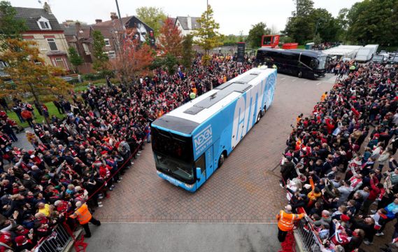 Merseyside Police Receive Complaint Of Alleged Criminal Damage To Man City Bus