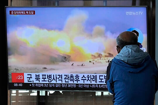 North Korea Fires More Shells Towards Sea Buffer Zone