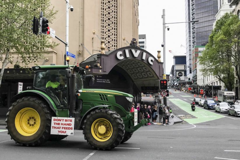 New Zealand Farmers Hit Streets To Protest Cow-Burp Tax Plan