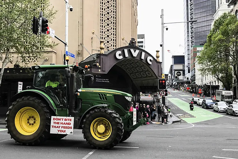 New Zealand Farmers Hit Streets To Protest Cow-Burp Tax Plan