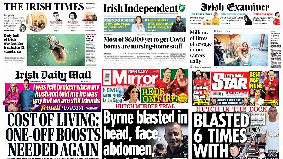 What The Papers Say: Thursday's Front Pages