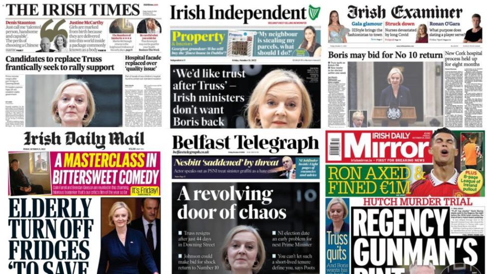 What The Papers Say: Friday's Front Pages