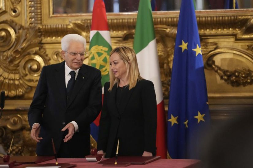 Far-Right Leader Giorgia Meloni Sworn In As Italian Premier