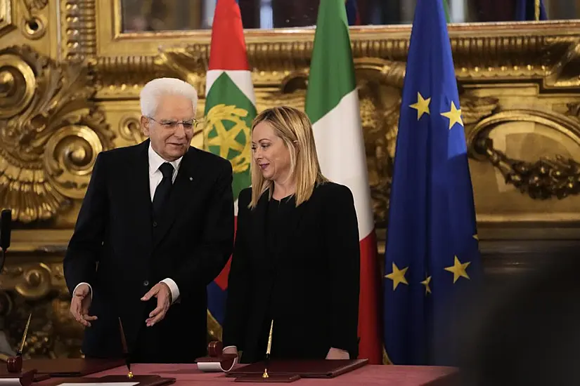 Far-Right Leader Giorgia Meloni Sworn In As Italian Premier