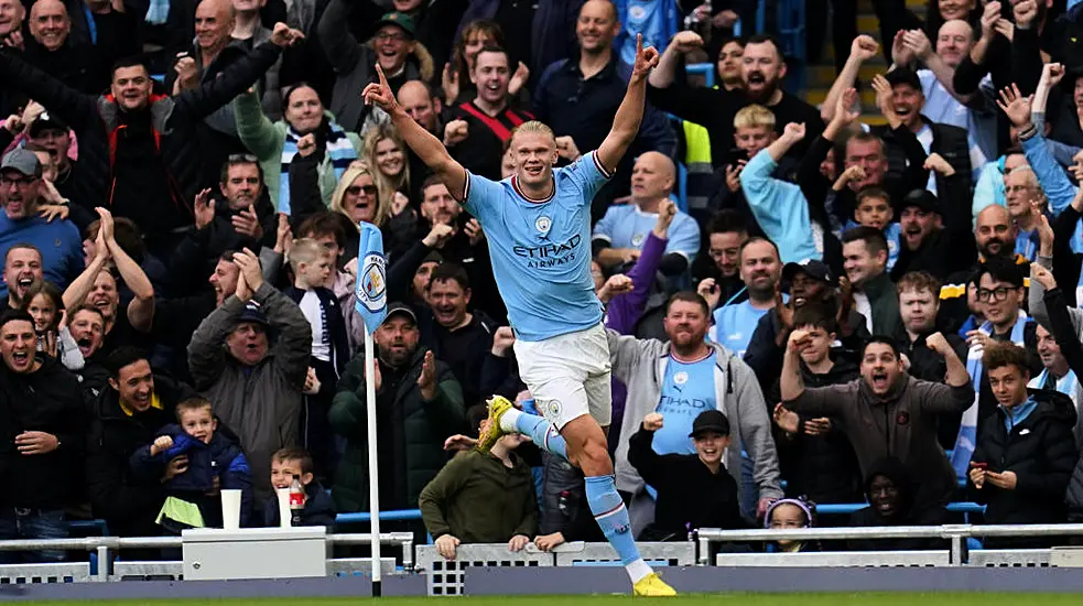 Erling Haaland Bags Brace As Manchester City Beat Brighton