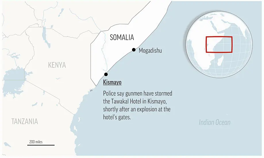 Eight Killed As Militants Attack Somalia Port City Hotel