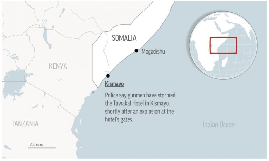 Eight Killed As Militants Attack Somalia Port City Hotel