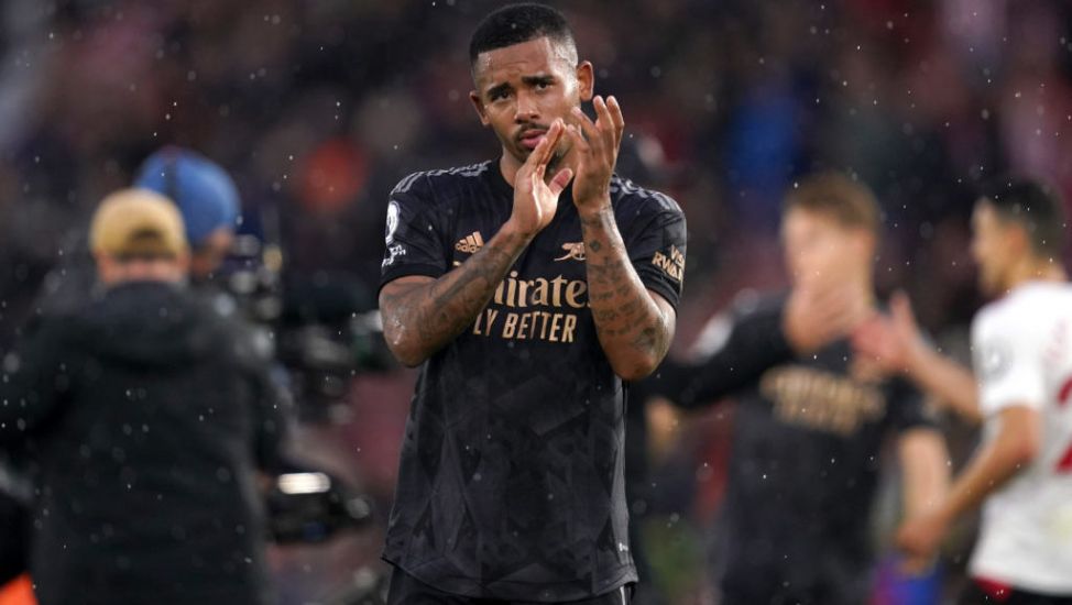 Gabriel Jesus: Arsenal’s Draw At Southampton Must Serve As Wake-Up Call