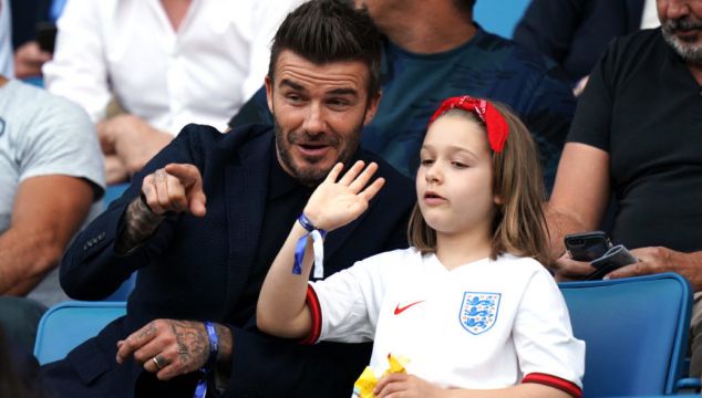 David Beckham Praises Lionesses For Inspiring Daughter Harper To Play Football