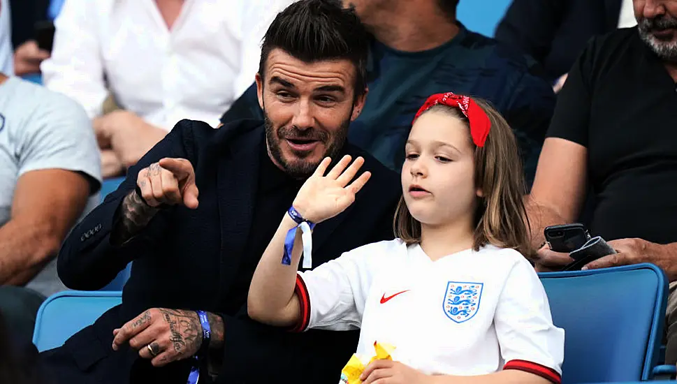 David Beckham Praises Lionesses For Inspiring Daughter Harper To Play Football