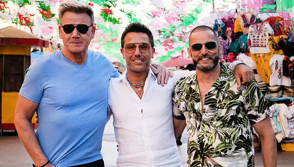 Gordon Ramsay Goes To Spain With Gino D’acampo And First Dates Star Fred Sirieix