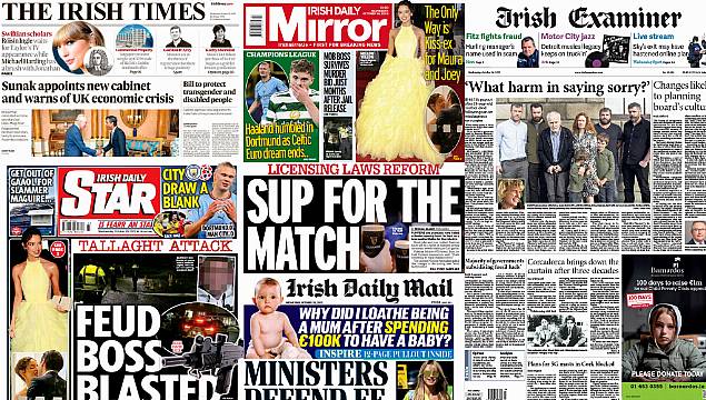 What The Papers Say: Wednesday's Front Pages