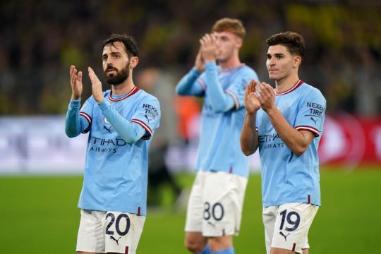 Pep Guardiola Satisfied As Tired Man City Wrap Up Top Spot With Draw In Dortmund