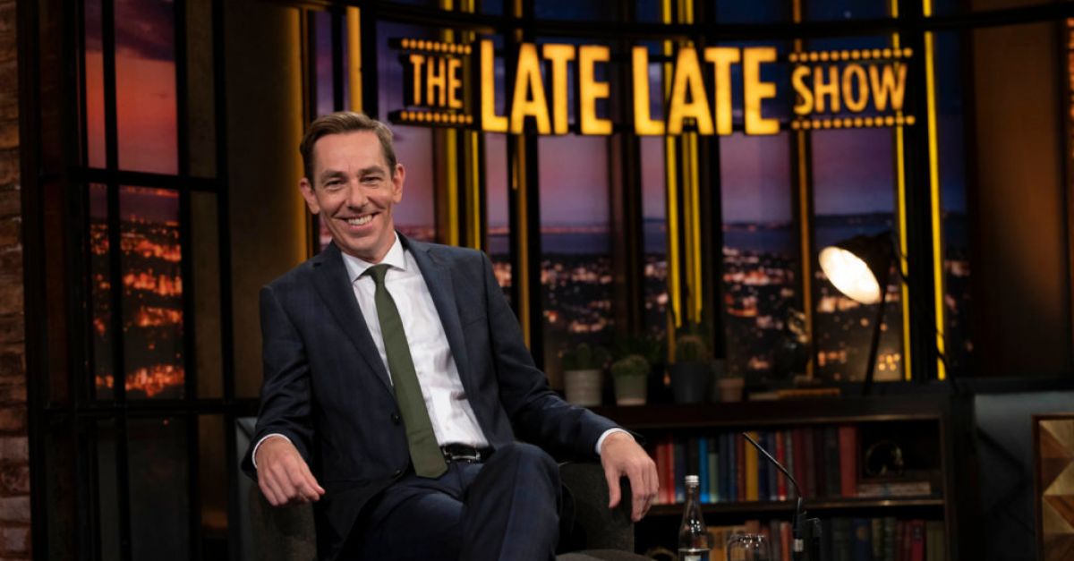 Late Late Show in ‘good hands’ with Patrick Kielty, says Tubridy