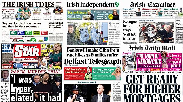 What The Papers Say: Thursday's Front Pages