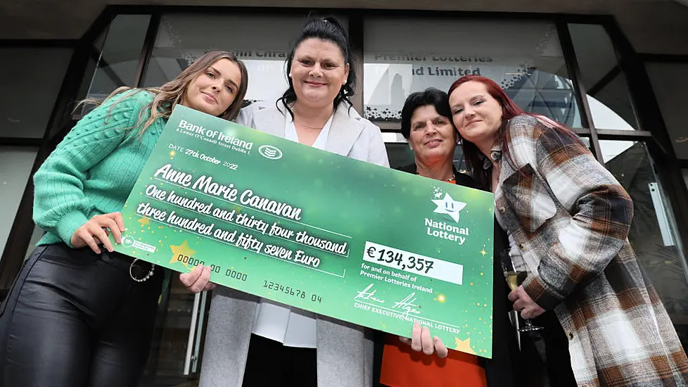 Westmeath Family Wins €134,357 In National Lottery Draw