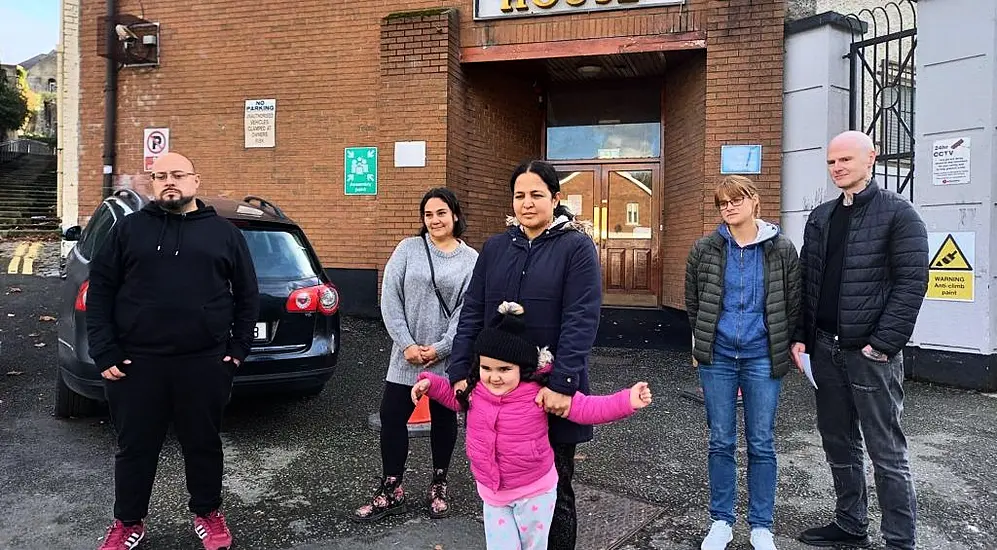 Tenants Gather At Dublin City Council To Protest Tathony House Evictions