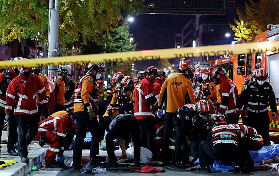 At Least Nine Dead And 100 Injured After Halloween Crowd Surge In Seoul