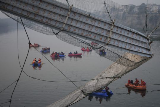Nine Arrested After Bridge Collapse In India