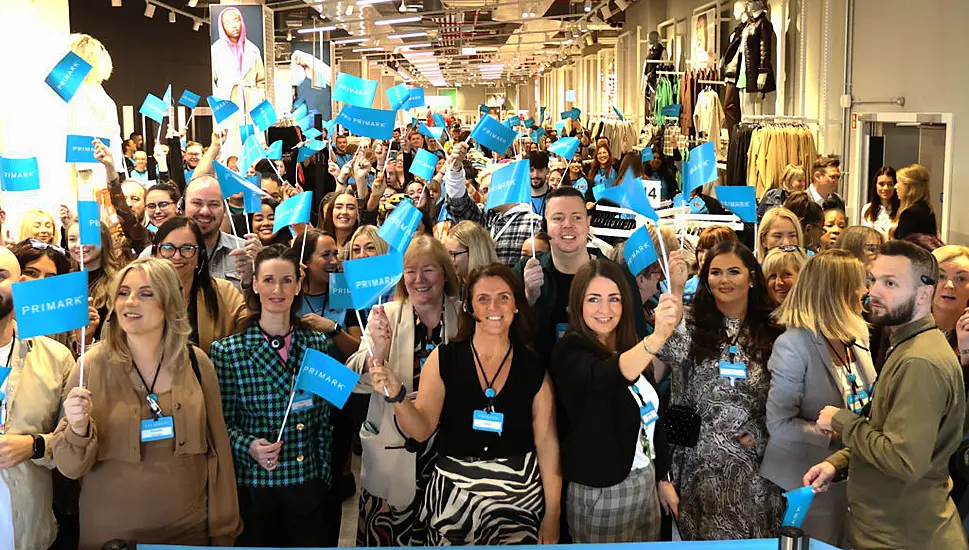 Primark Staff Welcome Shoppers Back To Belfast Store Four Years After Blaze