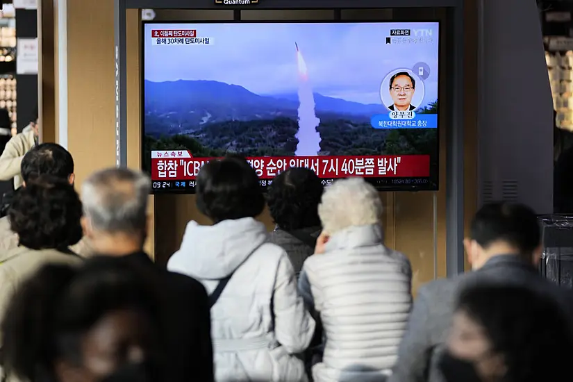 North Korea Keeps Up Its Missile Barrage With Launch Of Icbm