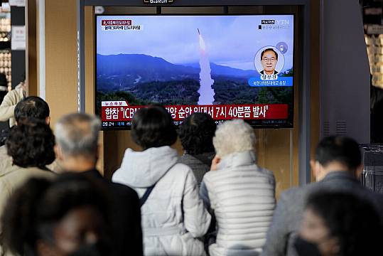 North Korea Keeps Up Its Missile Barrage With Launch Of Icbm