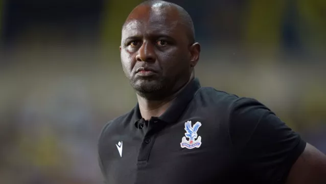 Patrick Vieira Aiming To Cure Travel Sickness When Crystal Palace Visit West Ham