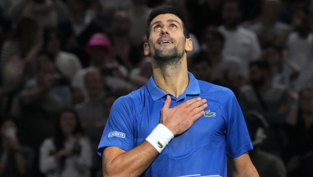 Novak Djokovic Battles Past Stefanos Tsitsipas To Reach Paris Masters Final