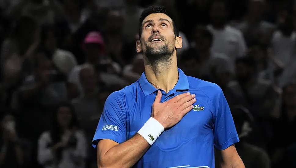 Novak Djokovic Battles Past Stefanos Tsitsipas To Reach Paris Masters Final