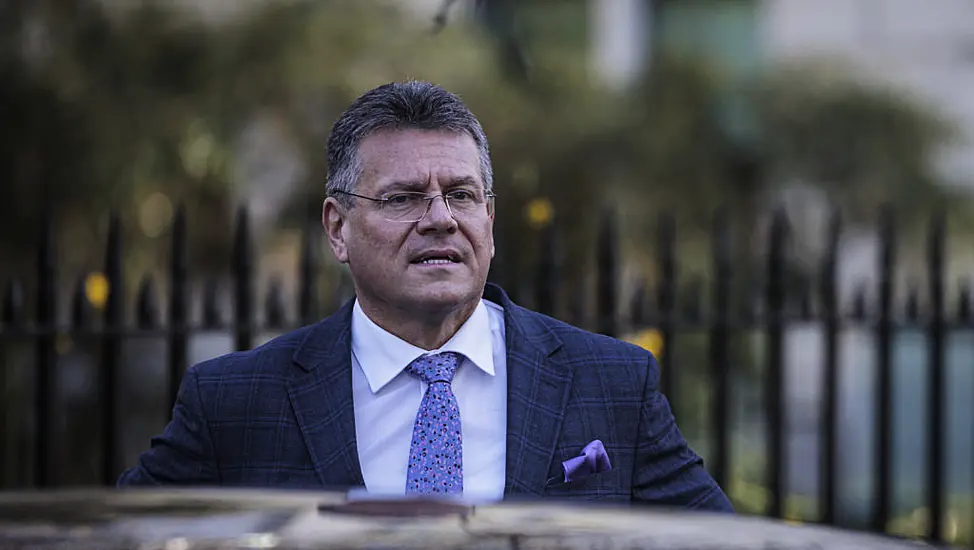 Sefcovic: Great Britain-Northern Ireland Checks Agreement Possible In Weeks With Political Will