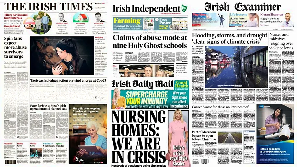 What The Papers Say: Tuesday's Front Pages