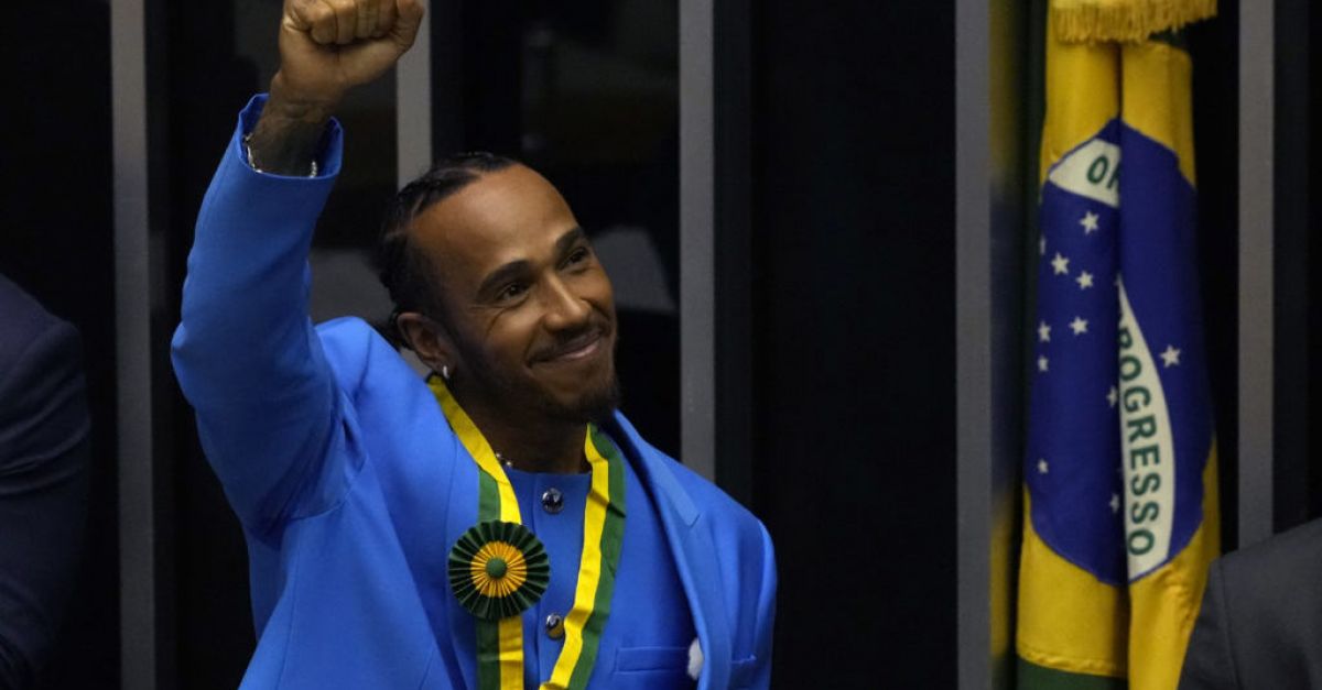 Lewis Hamilton Becomes Honorary Citizen Of Brazil Ahead Of Brazilian Grand Prix 