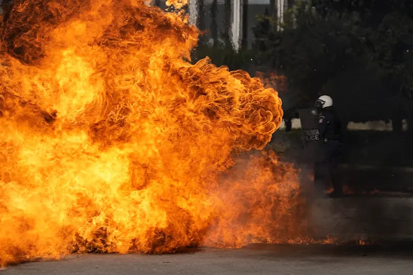 Inflation Strikes Spur Protests And Clashes In Greece