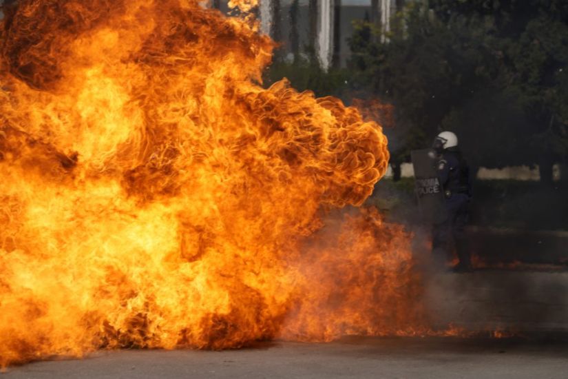 Inflation Strikes Spur Protests And Clashes In Greece
