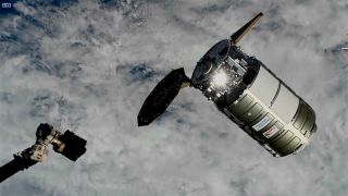 Cargo Ship Reaches Space Station Despite Jammed Solar Panel