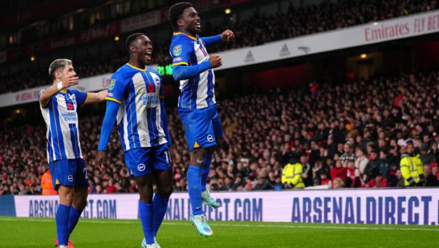 Much-Changed Arsenal Dumped Out Of The Carabao Cup By Brighton