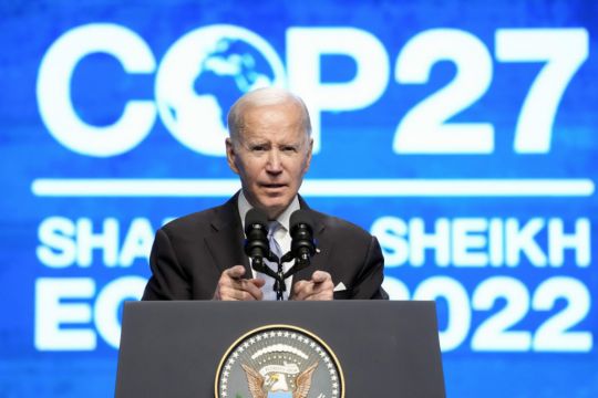 Biden Says Climate Efforts ‘More Urgent Than Ever’ At Cop27 Summit