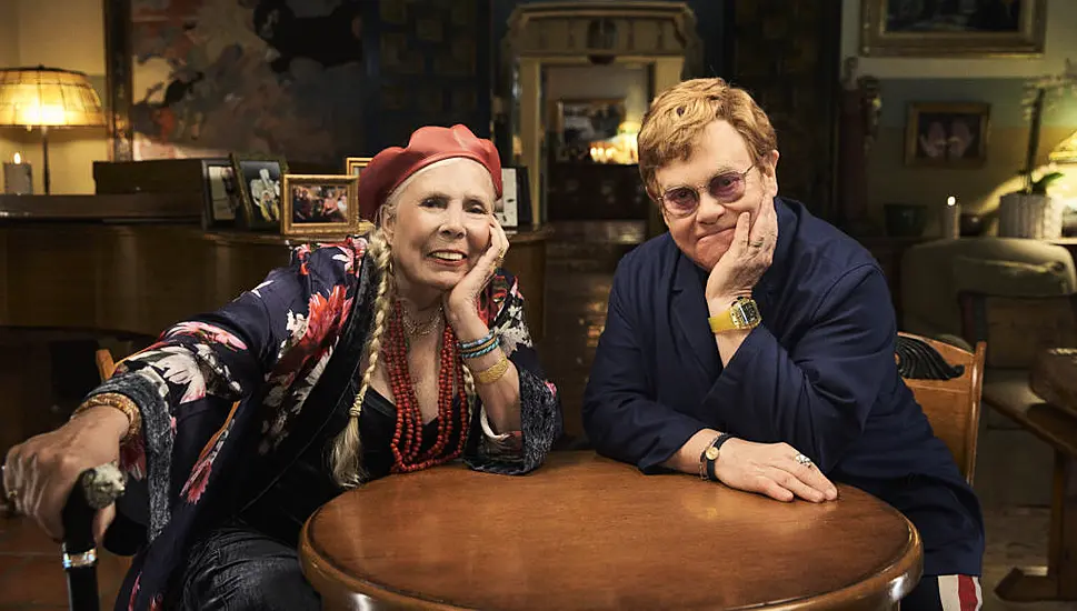 Joni Mitchell Announces Live Album Plans During Rare Interview With Elton John