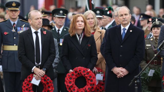 Taoiseach And Ni Secretary Lay Wreaths At Remembrance Ceremony In Enniskillen
