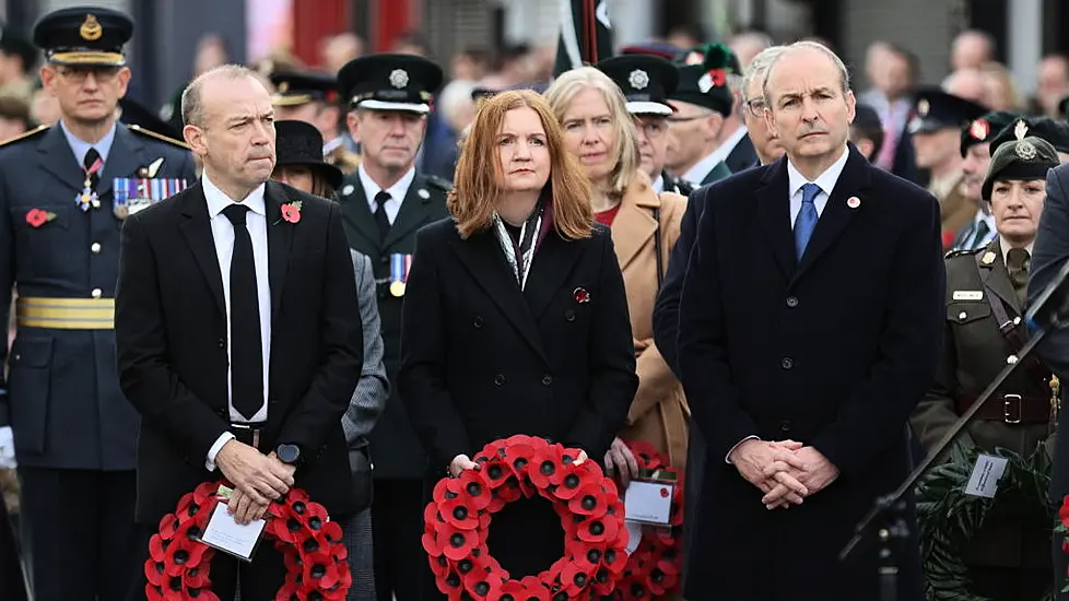 Taoiseach And Ni Secretary Lay Wreaths At Remembrance Ceremony In Enniskillen