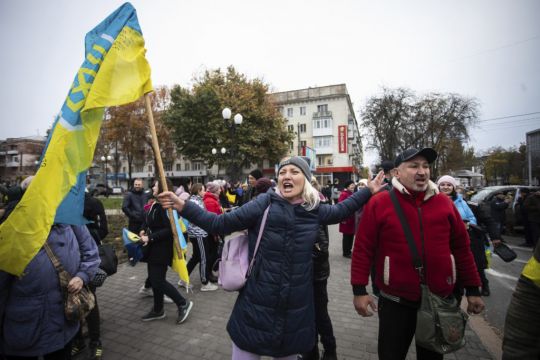 Kyiv Vows To Continue Pushing Russians Out After Success In Kherson