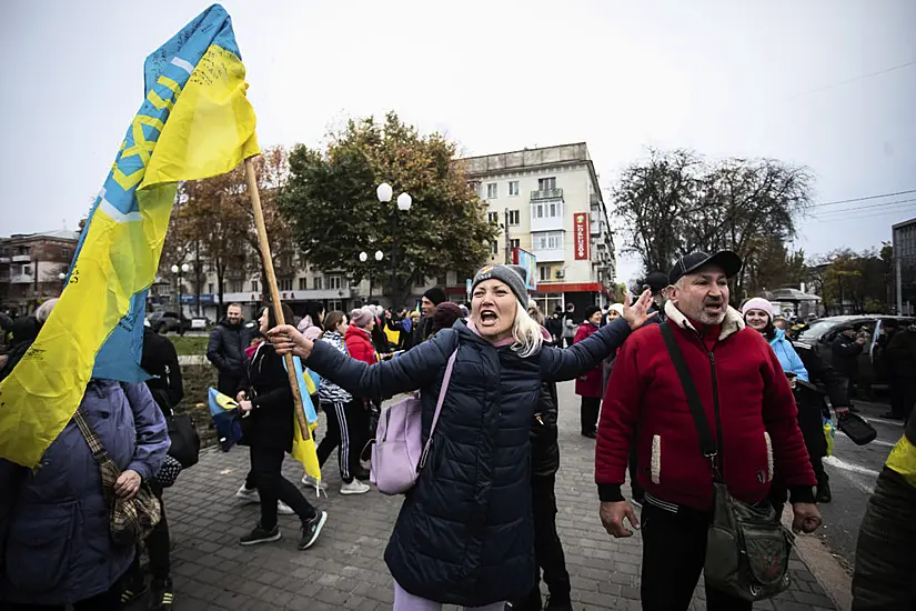 Kyiv Vows To Continue Pushing Russians Out After Success In Kherson