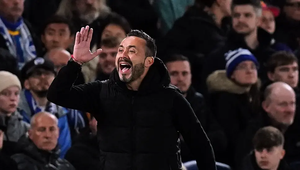 Brighton Boss Roberto De Zerbi Angry At Aston Villa’s Time-Wasting In Defeat