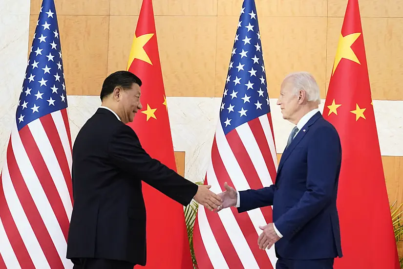 Biden And Xi Shake Hands As They Meet Amid Superpower Tensions