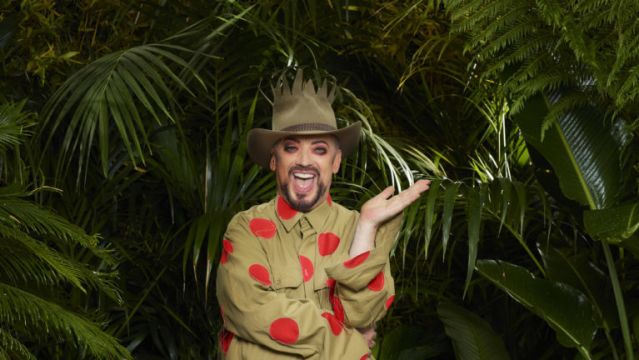 Boy George Chants While Navigating Chamber Of Snakes In I’m A Celebrity Trial