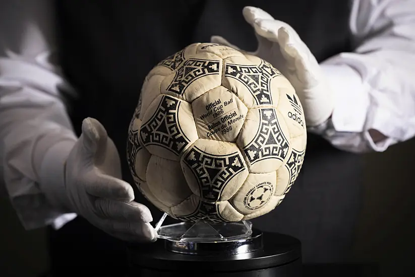 Diego Maradona’s 'Hand Of God; Ball Sold At Auction For £2M