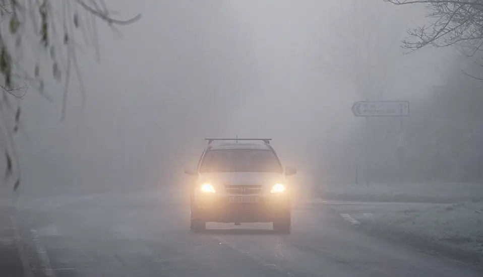 Met Éireann Warns Dense Fog To Cause Difficult Travel Conditions