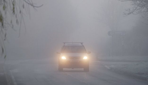 Met Éireann Warns Dense Fog To Cause Difficult Travel Conditions