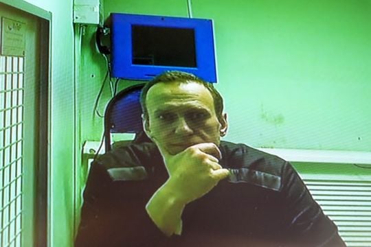 Russian Opposition Leader Navalny Sent To Tiny One-Man Cell